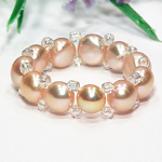 Ring aus Süßwasserperlen, Perlenring, Perlen, 4149